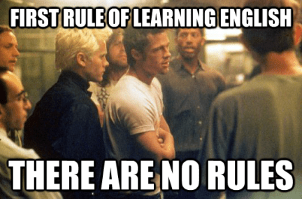 fight club language learning meme